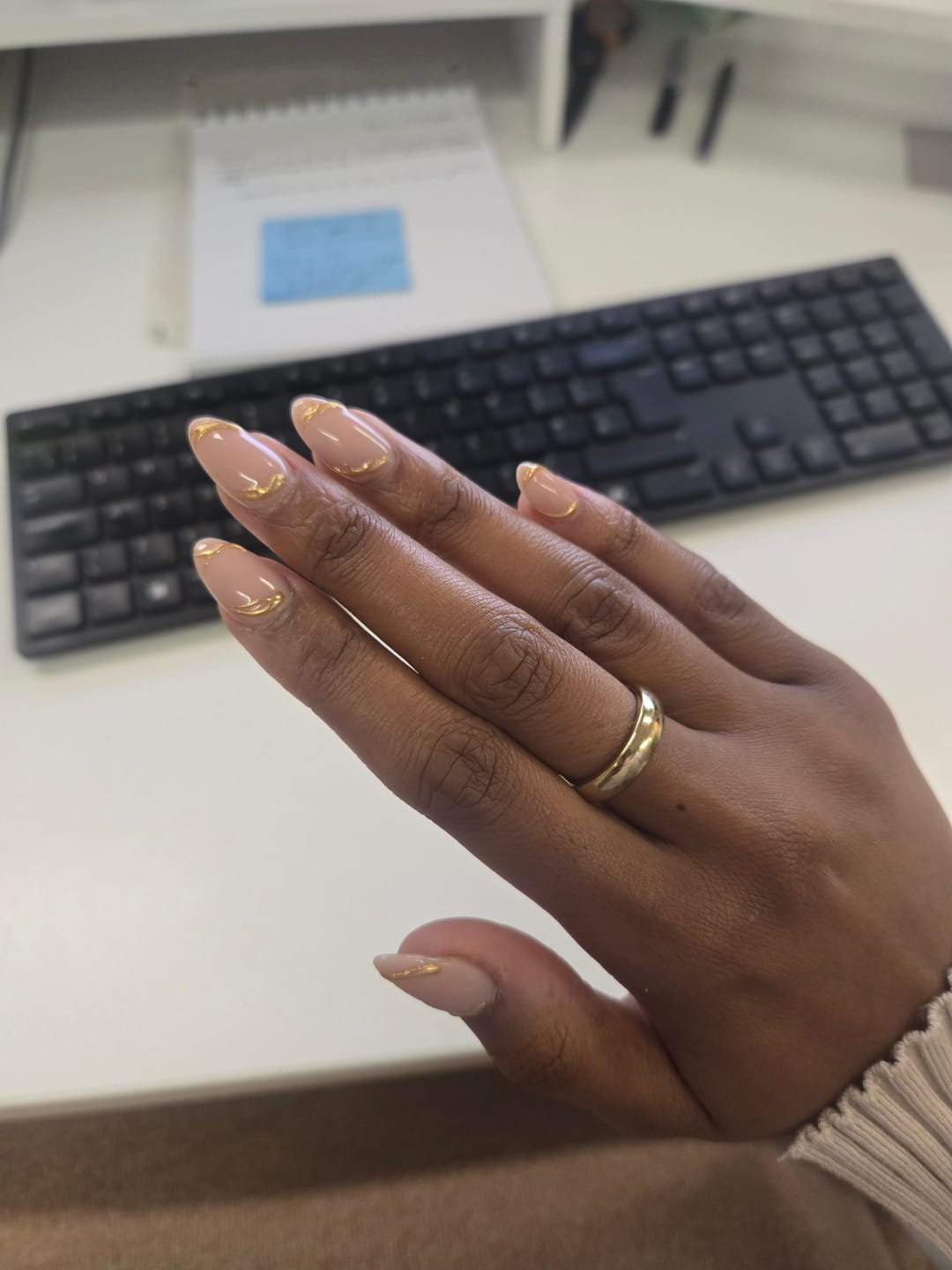 Customer photo review of Classic Stacking Ring