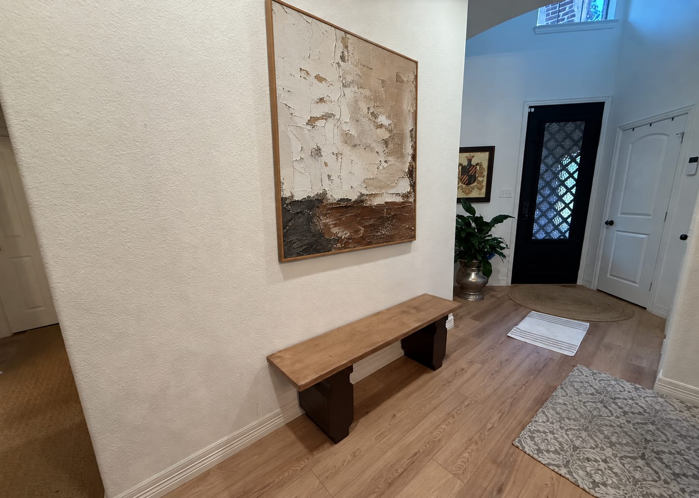 Customer photo review of Earthen Divide Abstract Wall Art
