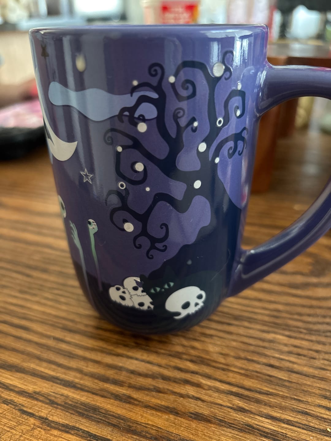 Customer photo review of Haunted Colour Changing Nordic Mug
