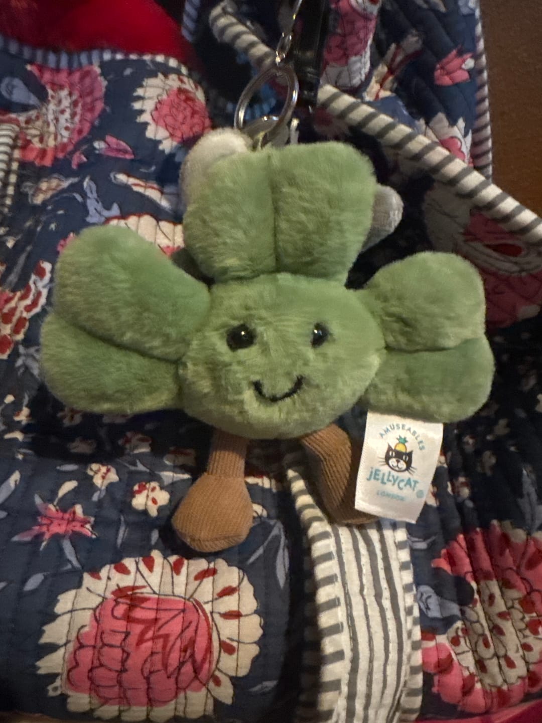 Customer photo review of Amuseables Siofra Shamrock Bag Charm