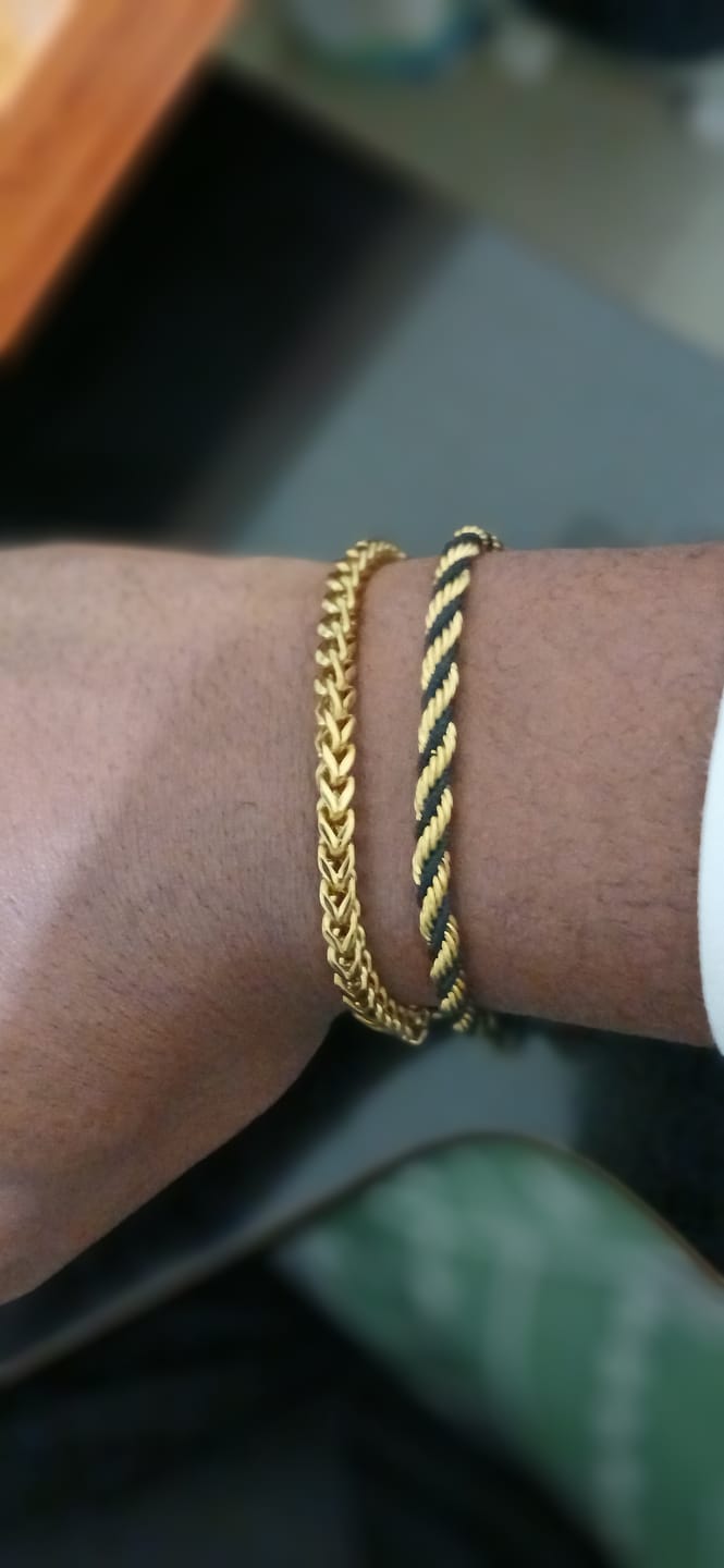 Customer photo review of Twisted Rope Bracelet