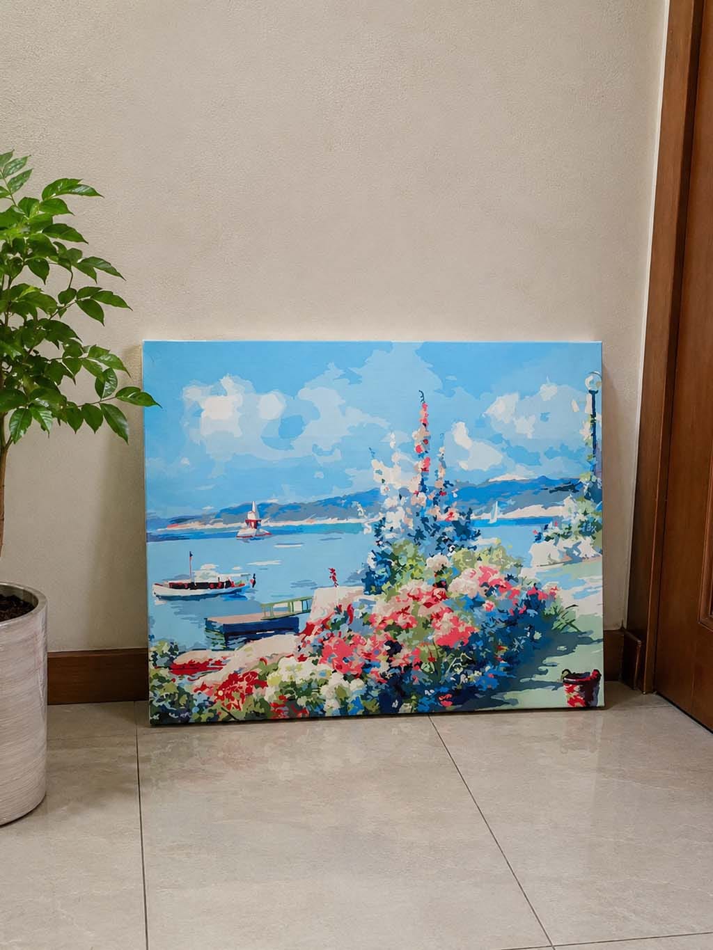 Customer photo review of The Home Garden, Gloucester Oil on Canvas - Abbott Fuller Graves
