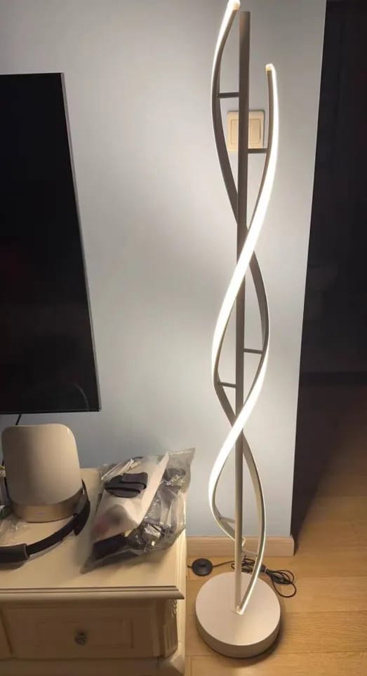 Customer photo review of LED Floor Lamp with Curved Light Strips