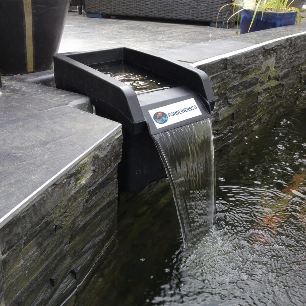 Customer photo review of Pond Waterfall Spillway UK | Creates Natural Waterfall Effect | Oxygenates Water | Easy Install