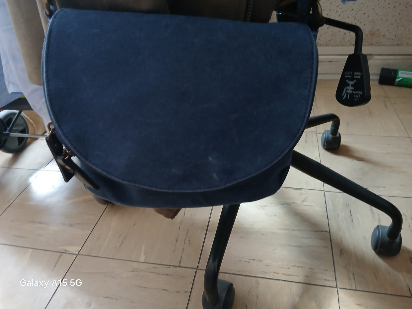 Customer photo review of La besace Myosotis - en Toile Coton