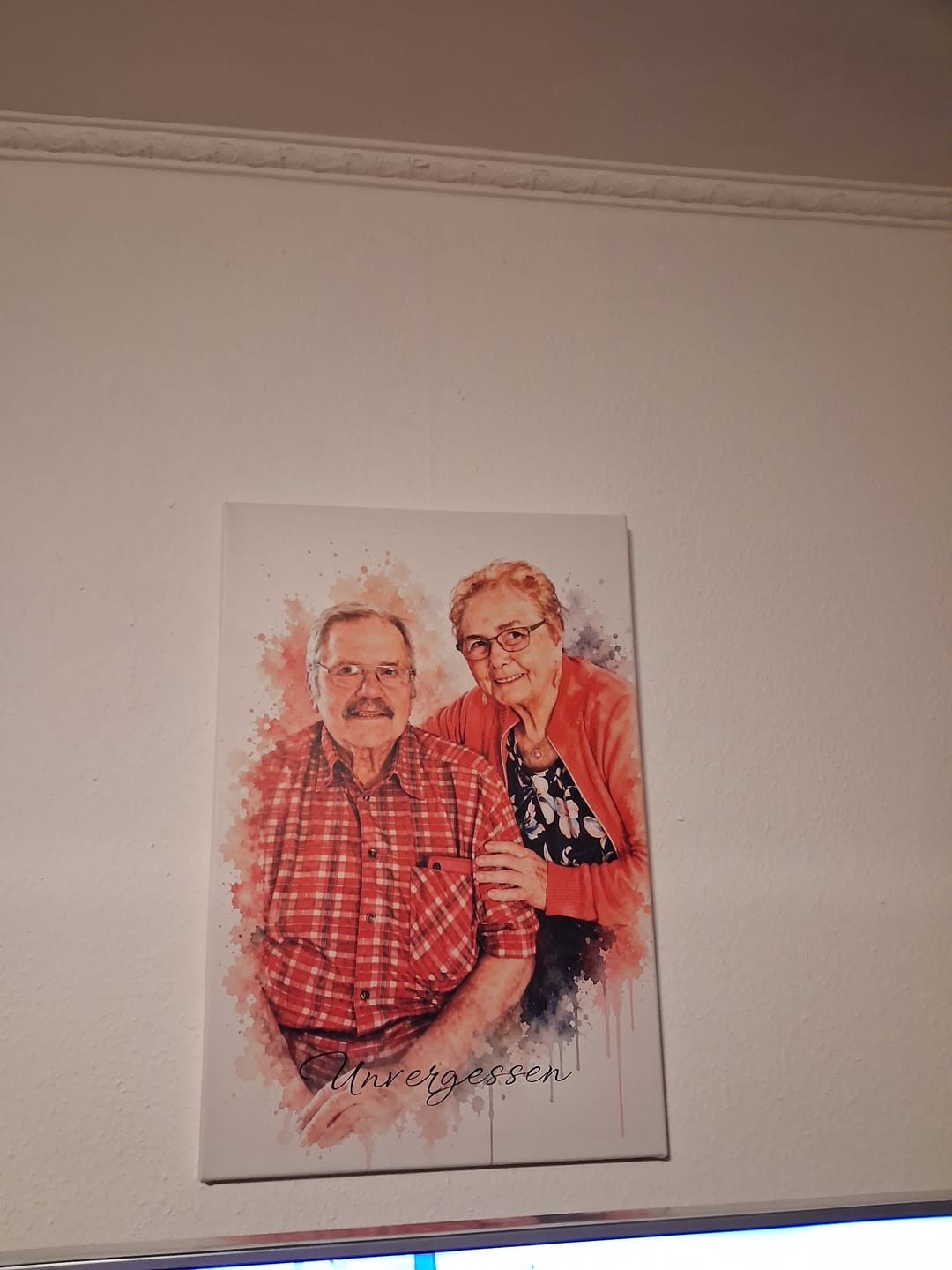 Customer photo review of Euer Foto als Kunstwerk – mit Live-Vorschau, als Poster oder Leinwand