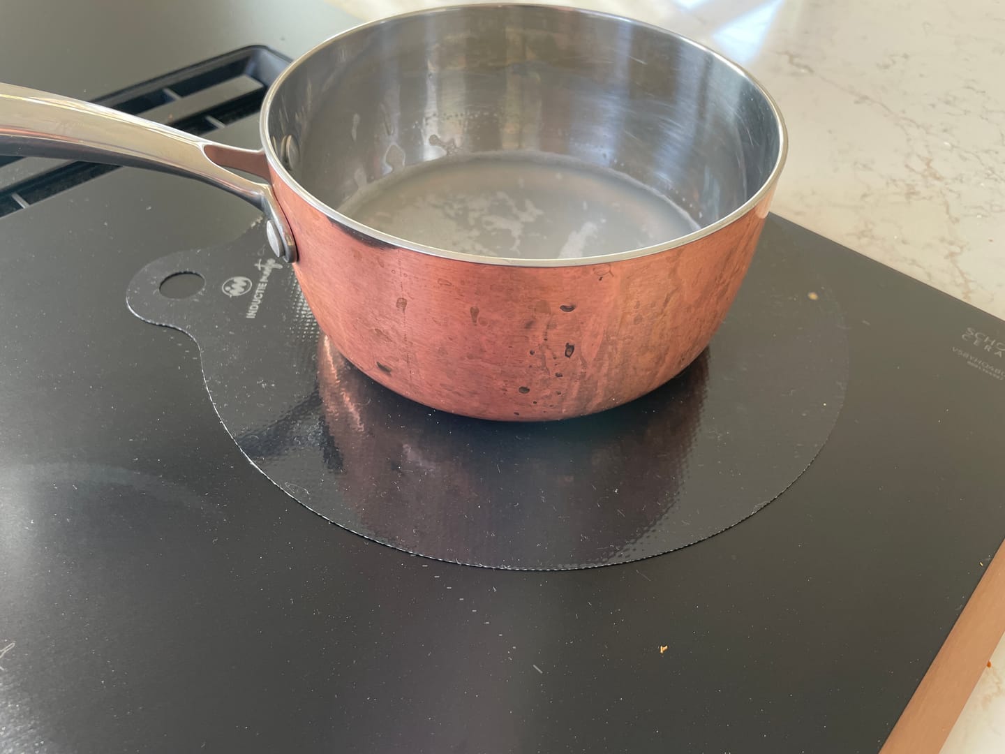 Customer photo review of Inductie matjes set van 4 - Zwart