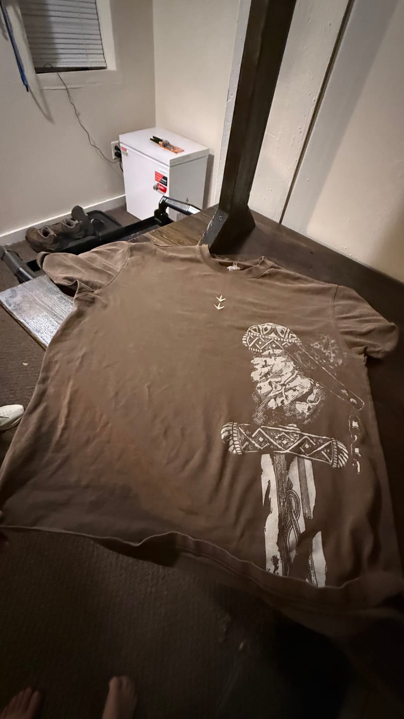 Customer photo review of NO ENEMIES TEE
