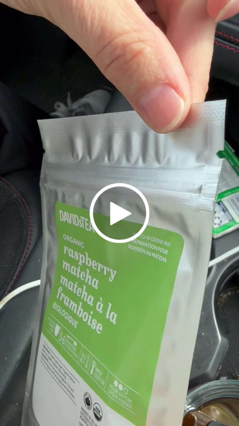 Customer video review of Organic Raspberry Matcha