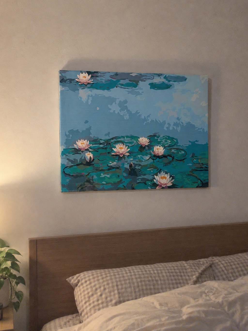 Customer photo review of Nymphéas 1914-1917 collection privée, Monet