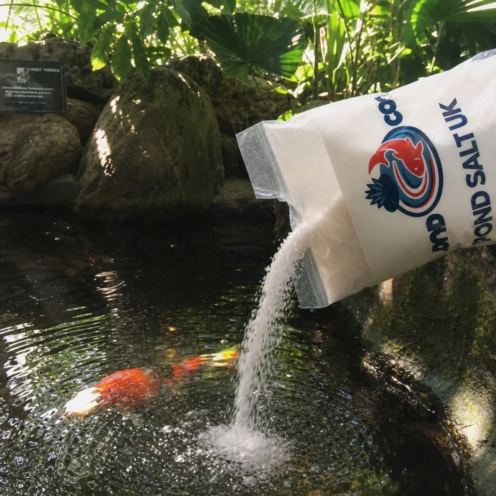 Customer photo review of Pond Salt UK | Pure Aquatic Salt for Koi & Goldfish | Reduces Stress | Aids Recovery