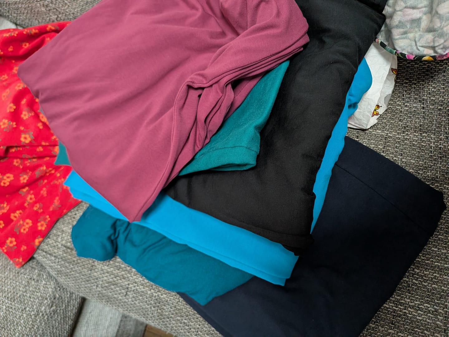 Customer photo review of Plain French Terry Fabric