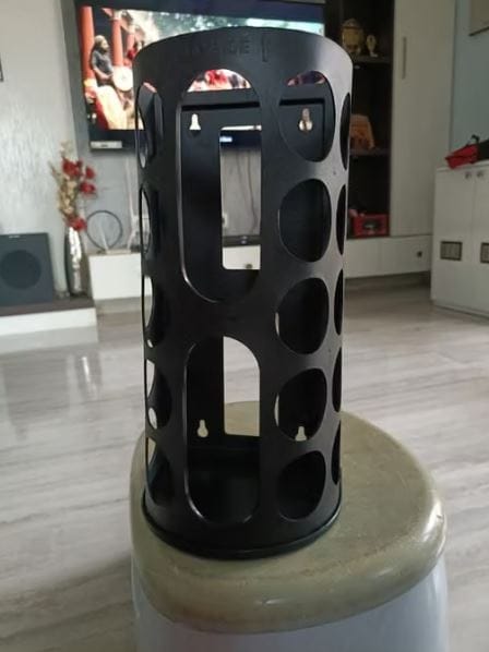 Customer photo review of Wall-Mounted Grocery Bag Dispenser & Multipurpose Kitchen Plastic Bag Organizer