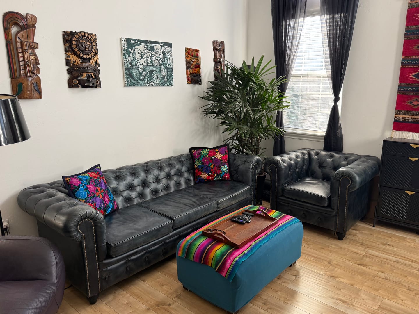 Customer photo review of Hemingway Chesterfield Leather Sofa