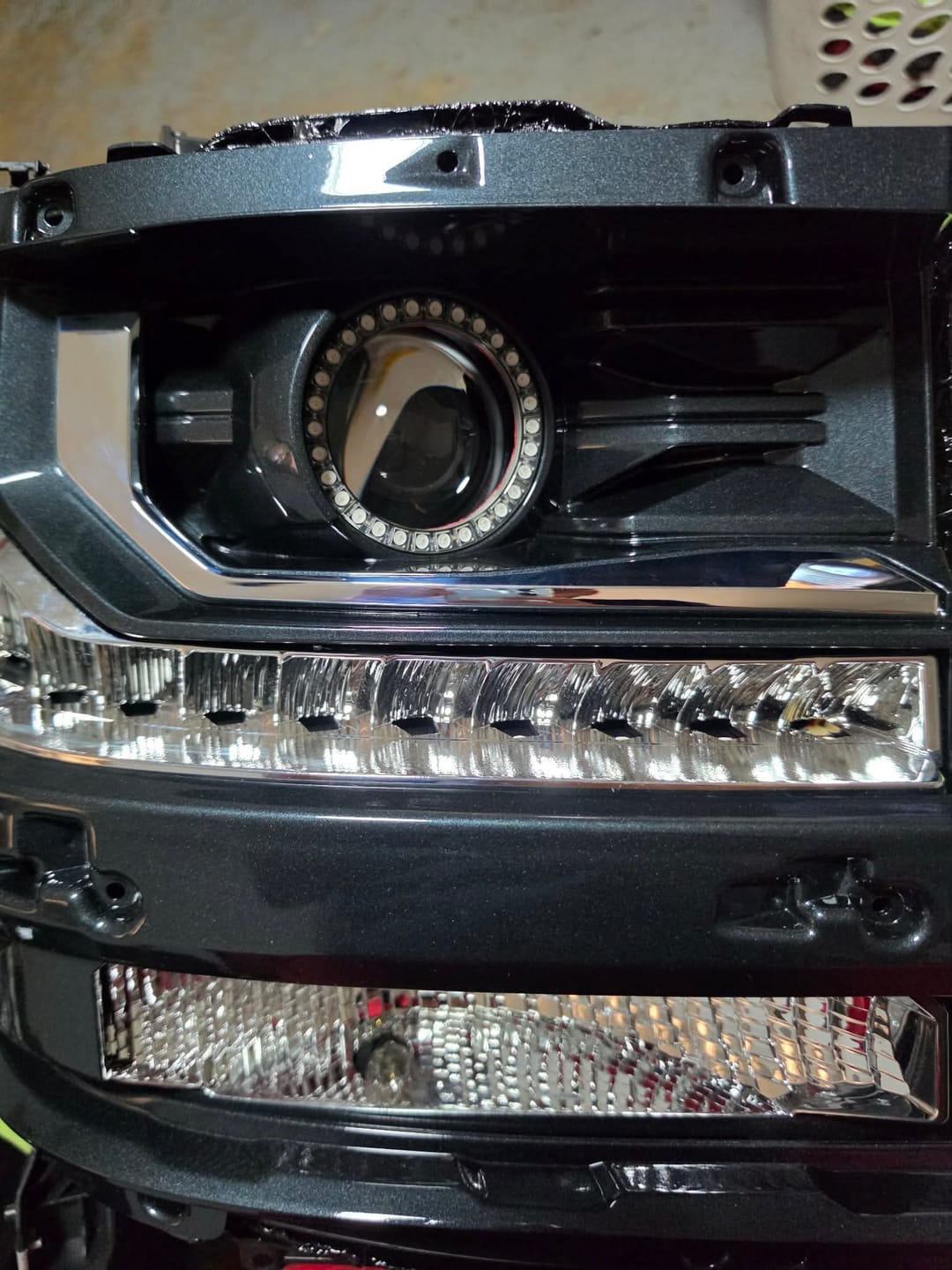 Customer photo review of Chevrolet Silverado Multicolor Flow Series DRL Boards (2016-2018)