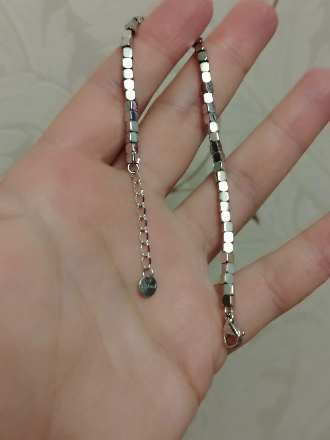 Customer photo review of Urban Square Gold Bracelet