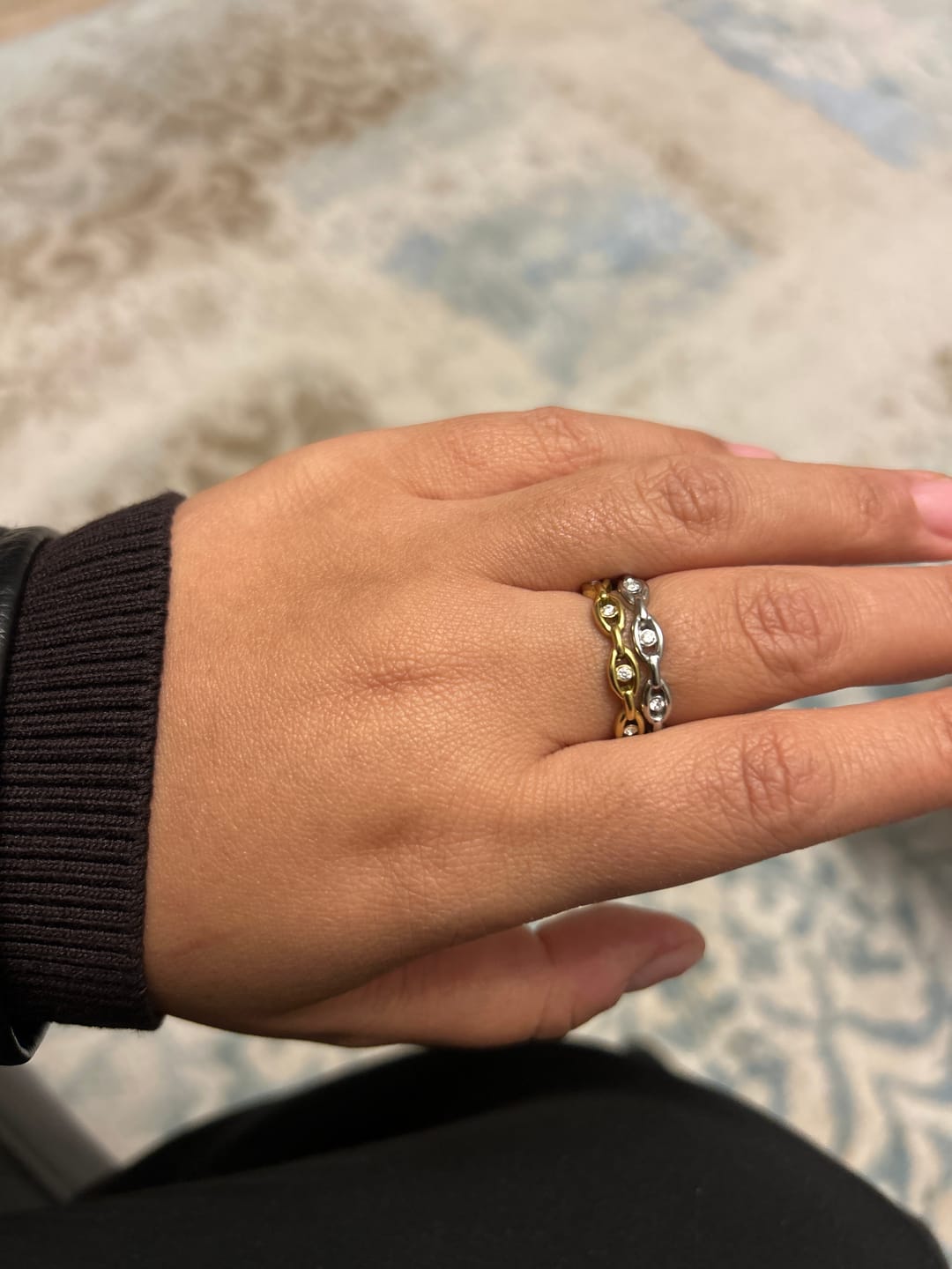 Customer photo review of Deluxe Melsol Ring 14K Vergoldet