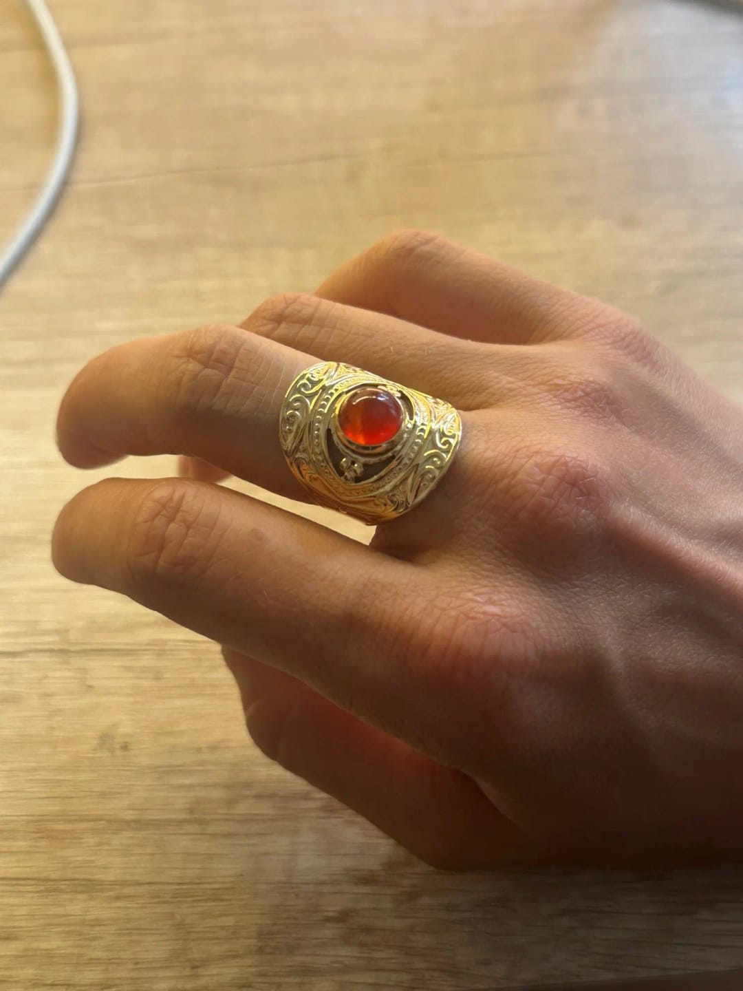Customer photo review of Royal Ember Ring