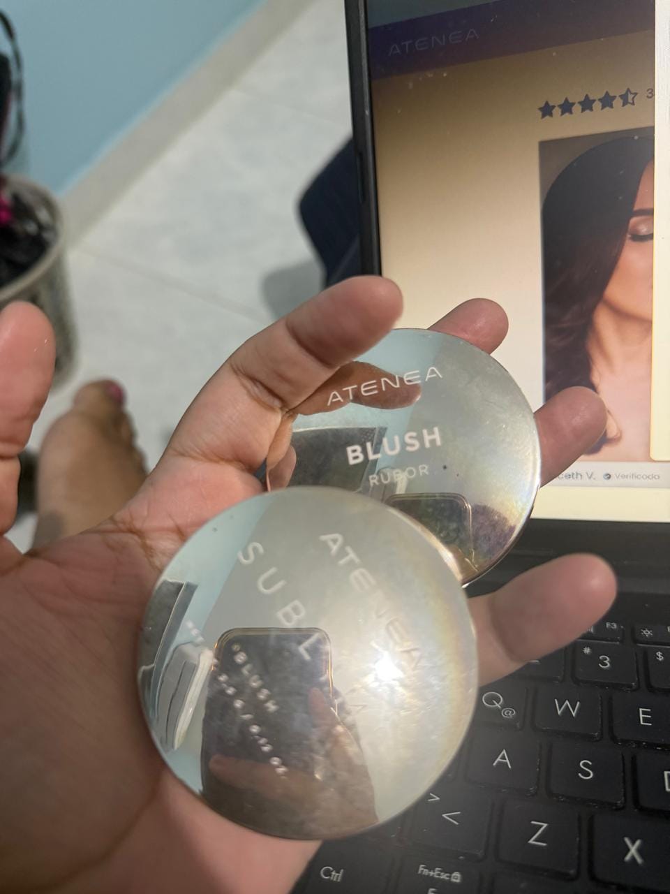 Customer photo review of RUBOR NACARADO COMPACTO SUBLIME
