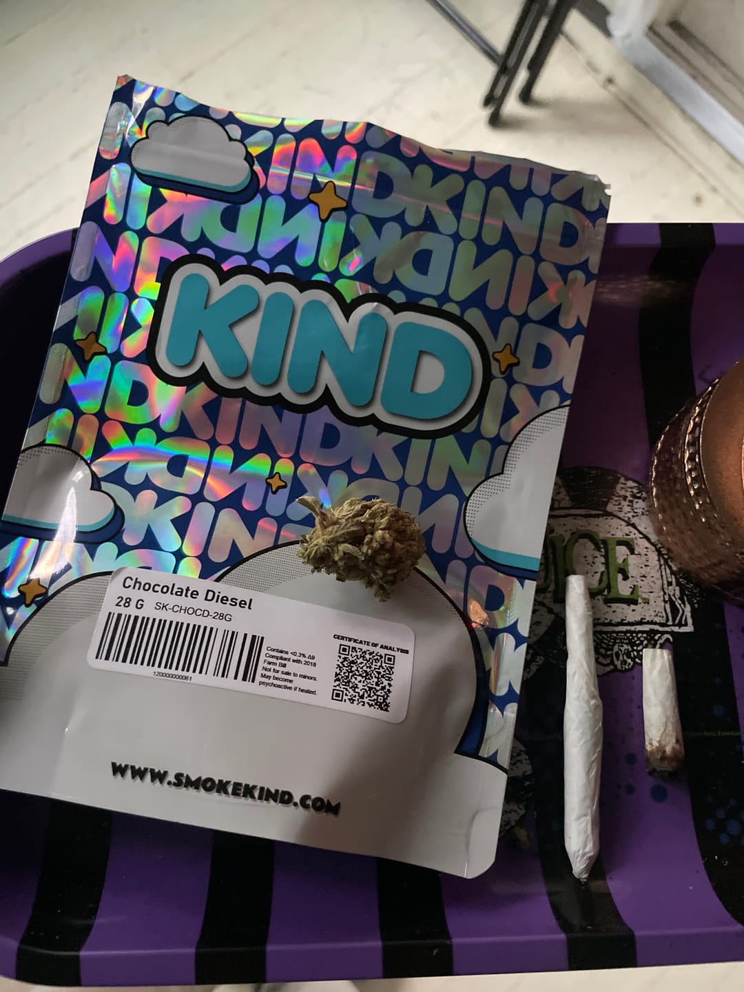 Customer photo review of Chocolate Diesel - 28 Grams - Hybrid