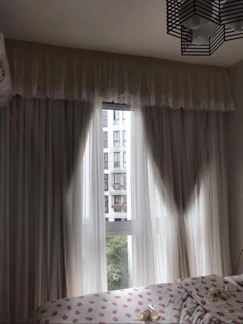 Customer photo review of Cortina Blackout com Voil de Luxo Sob Medida - Luxor Veil