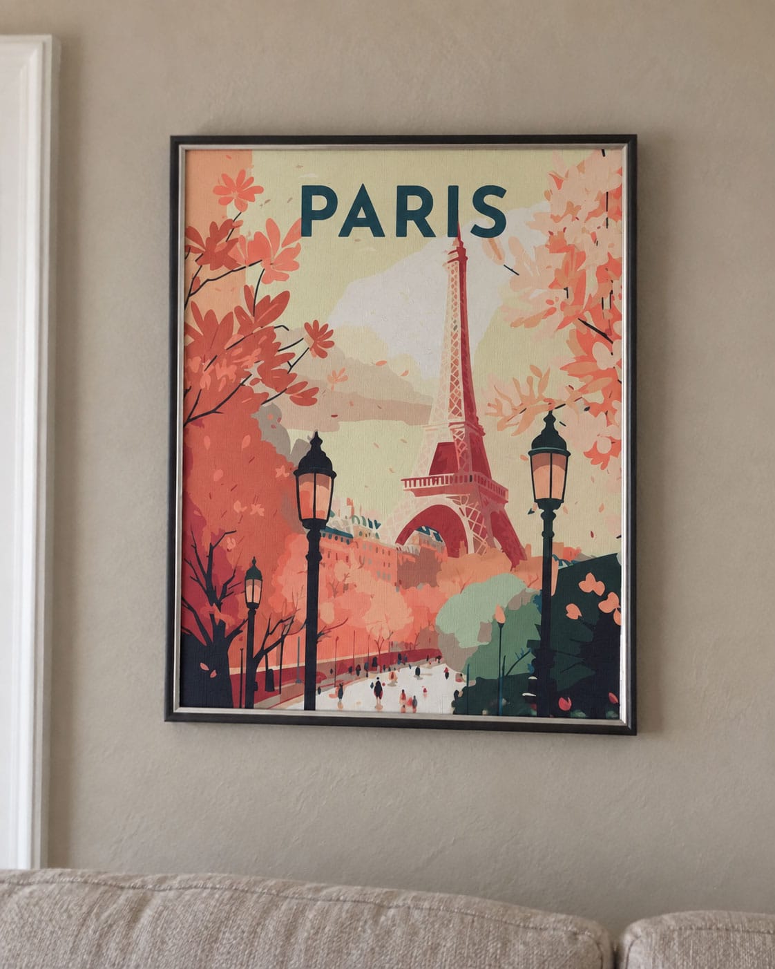 Customer photo review of Affiche Vintage Paris 2