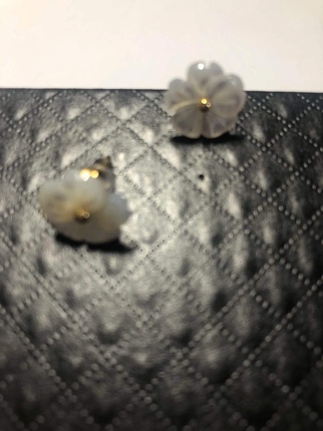 Customer photo review of Shell Petal Earrings