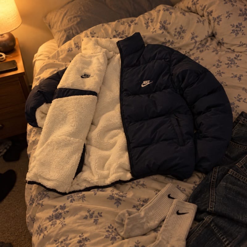 Customer photo review of Reversible Jacket - Limited drop 60% OFF today