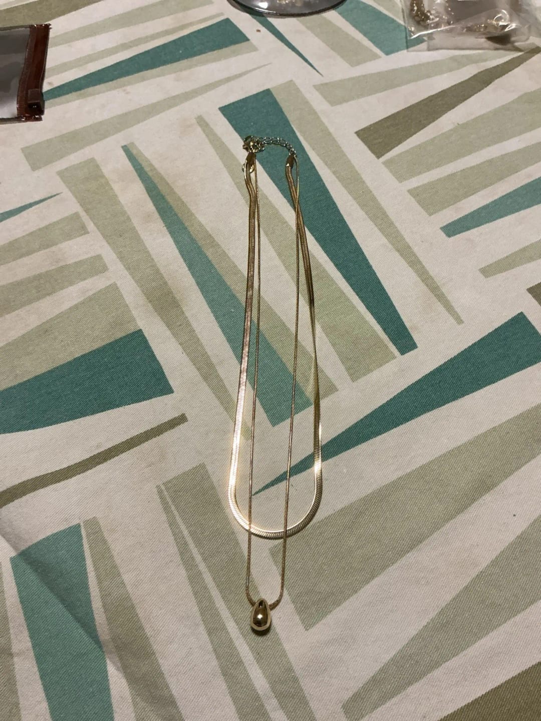 Customer photo review of Serpent's Cascade Necklace