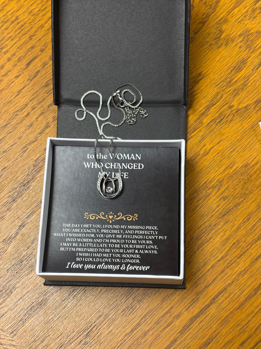 Customer photo review of To The Woman Who Changed My Life - Beautiful Gift Set - SS62V2