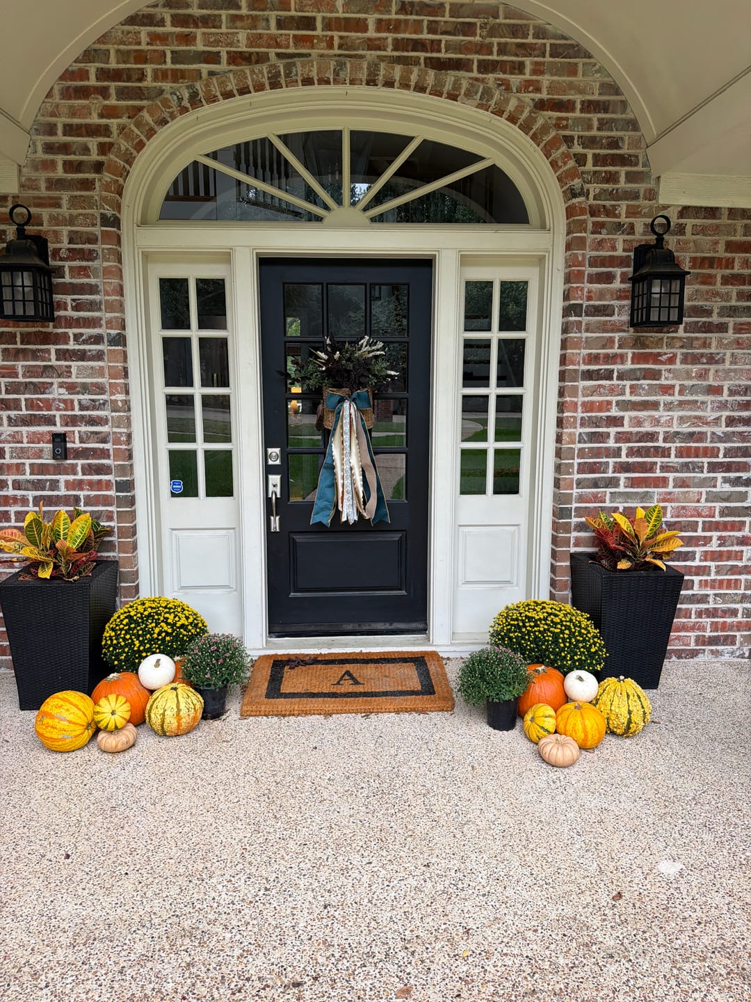 Customer photo review of Copper Bloom Wreath Ribbon