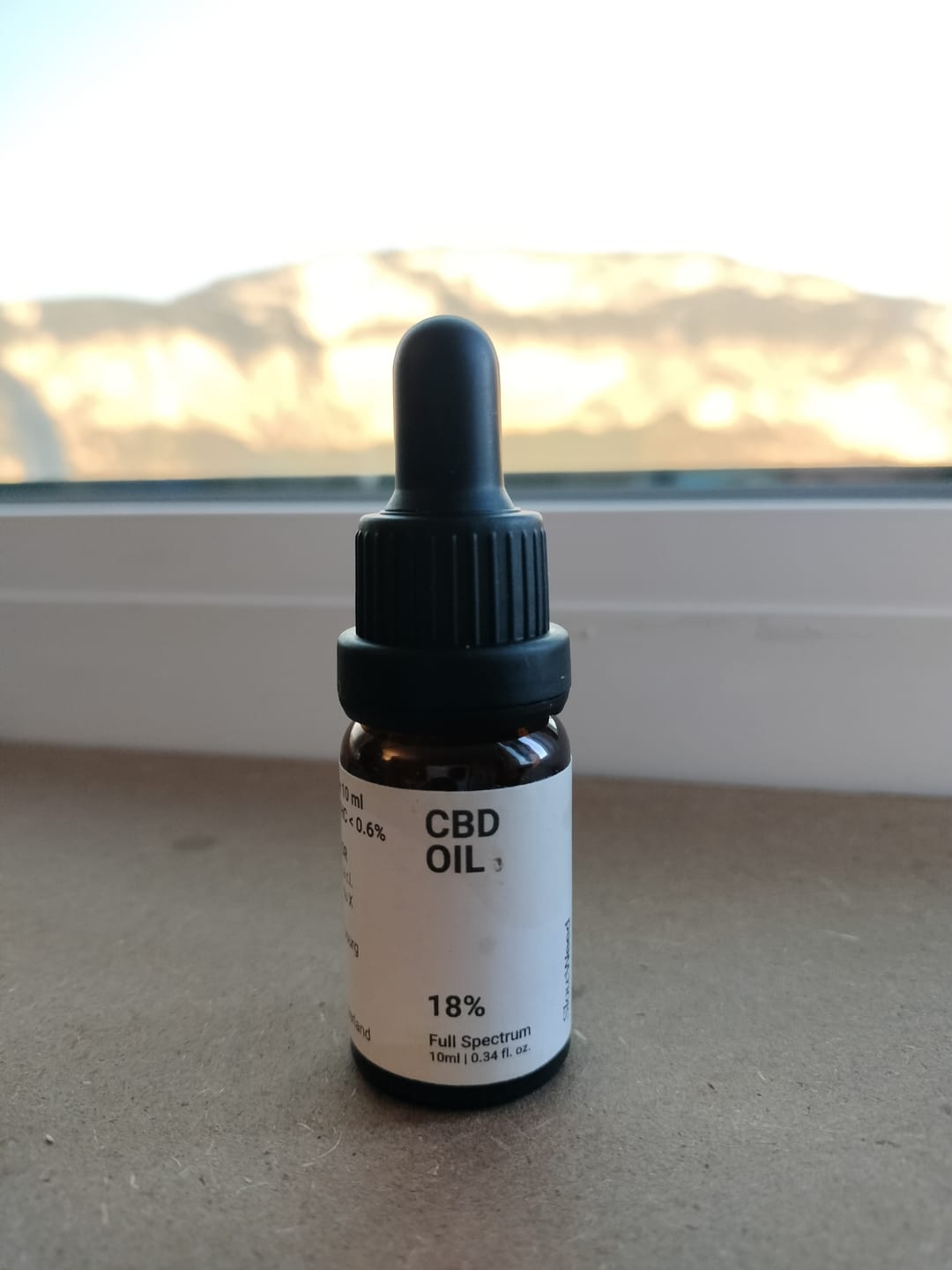 Customer photo review of Olio CBD 18% Full Spectrum