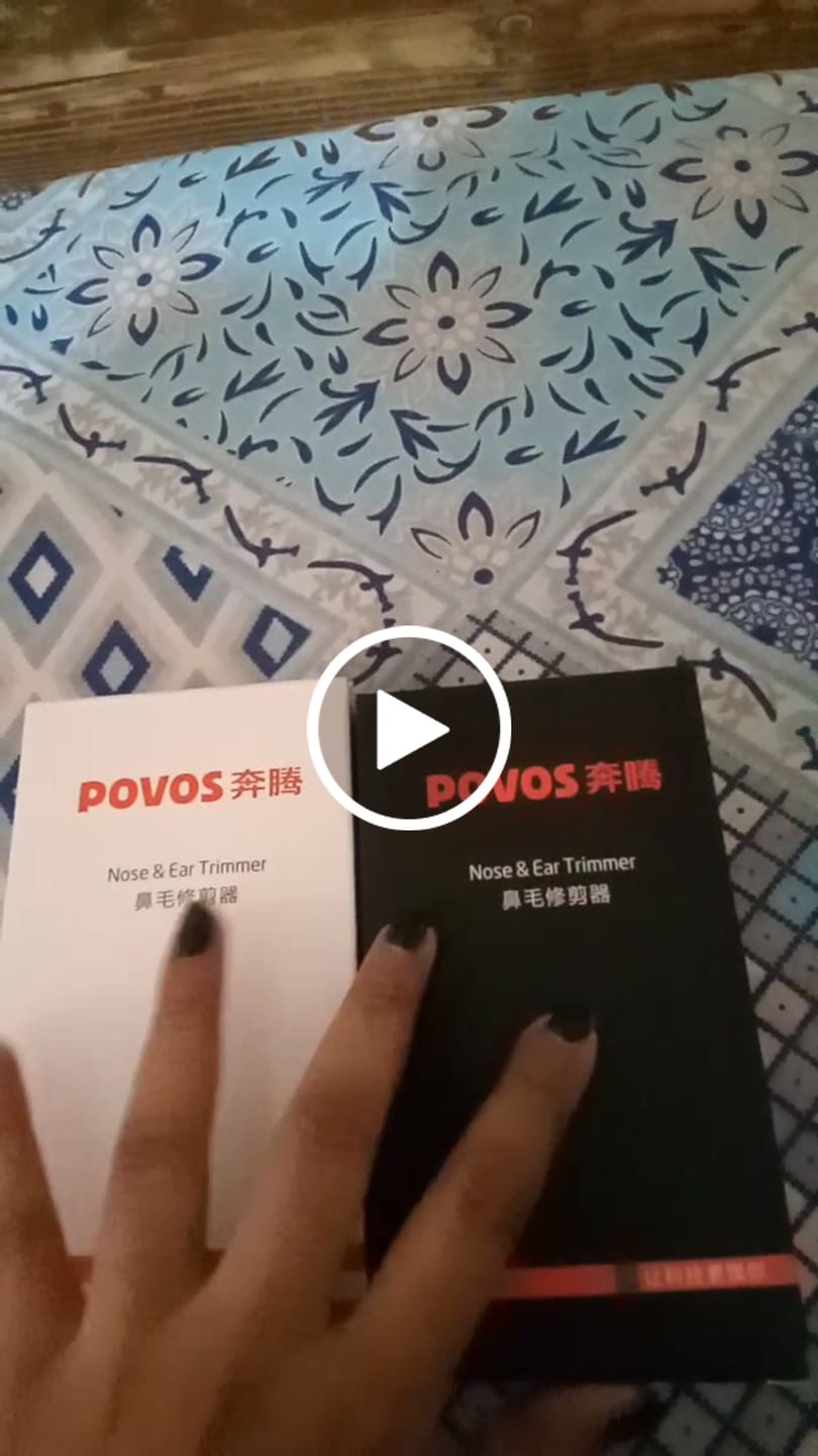 Customer video review of Povos Nose & Ear Hair Trimmer