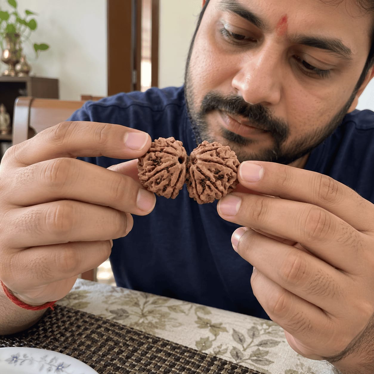 Customer photo review of Gauri Shankar Rudraksha (Nepali)