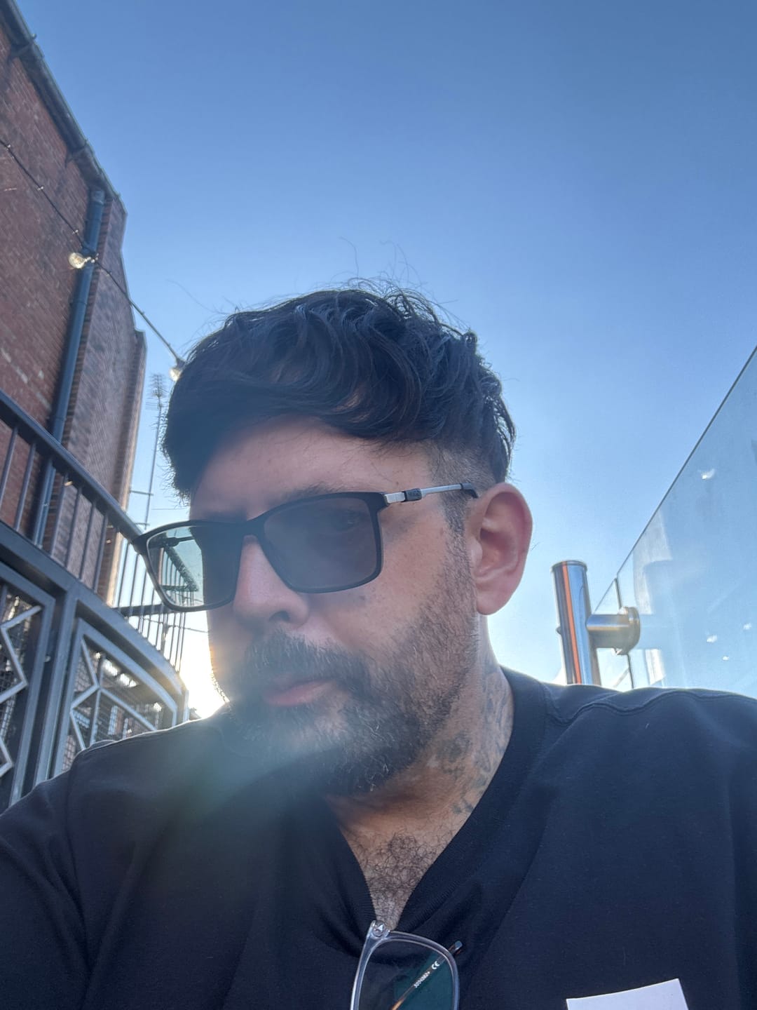 Customer photo review of HS1 Thin Skin : Thin Skin Men's Hair Systems 0.08 mm Transparent Poly Skin (100% - 120% Density)