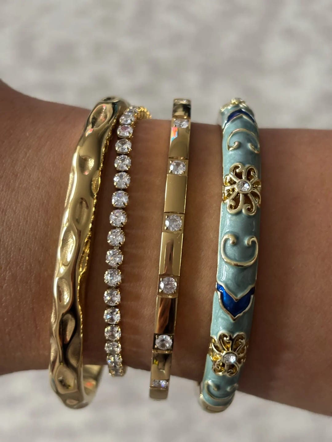 Customer photo review of Stella Flush Bangle
