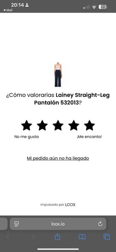 Customer photo review of Lainey Straight-Leg Pantalón 532013