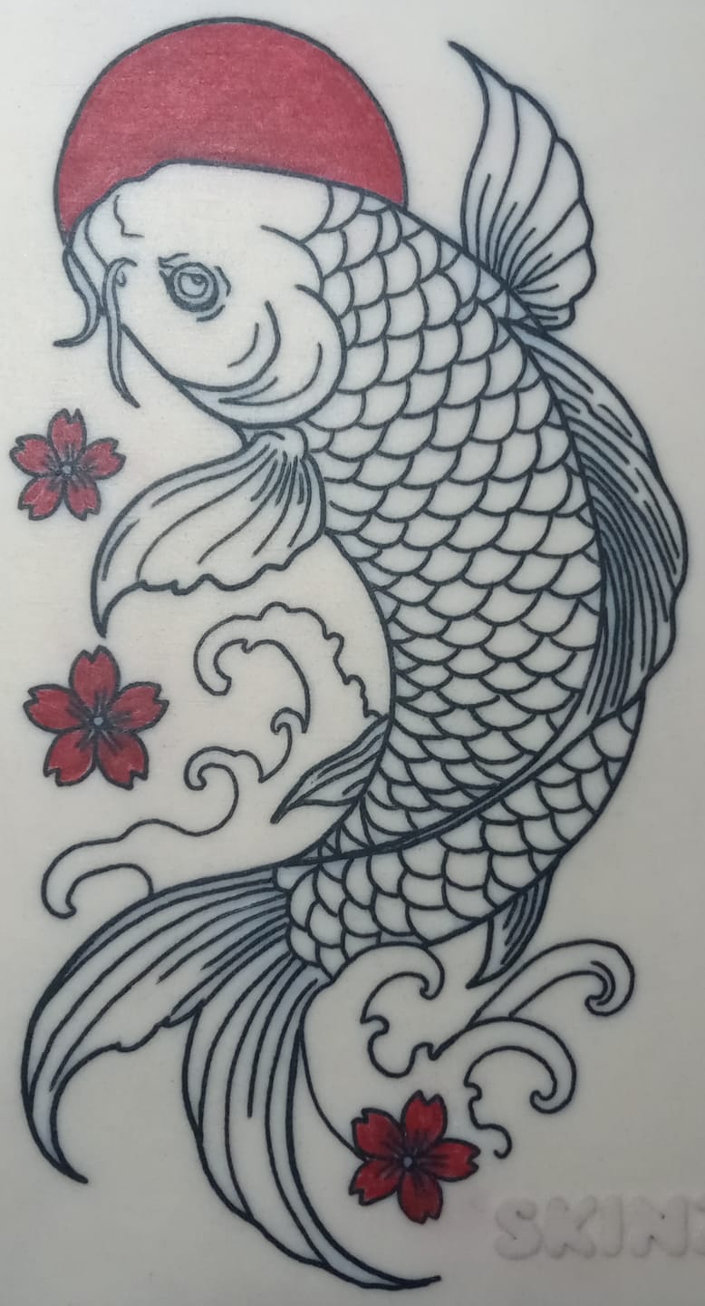 Customer photo review of Tattoo Practice Skin | Size Small A5 | Pack of 10