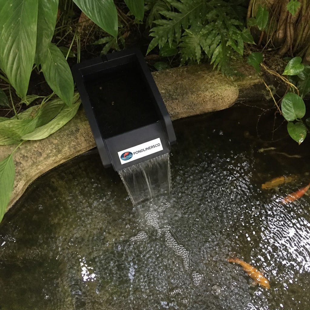 Customer photo review of Pond Waterfall Spillway UK | Creates Natural Waterfall Effect | Oxygenates Water | Easy Install