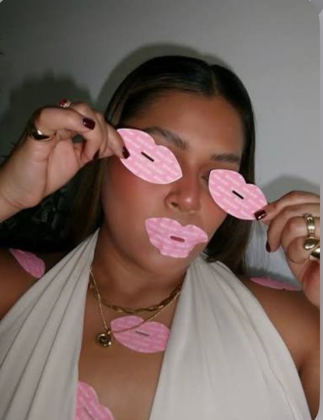 Customer photo review of Plump Tape · Cinta Labial Voluminizadora de Noche