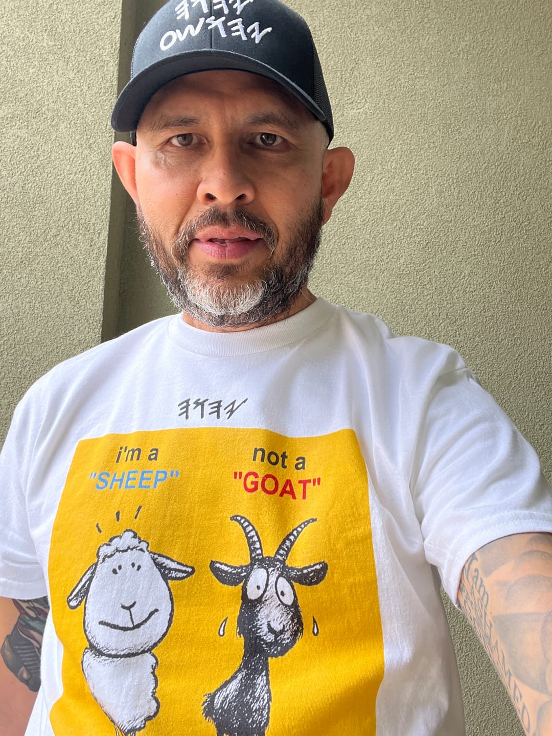 Customer photo review of SHEEP & GOAT (T-SHIRT) 🔥