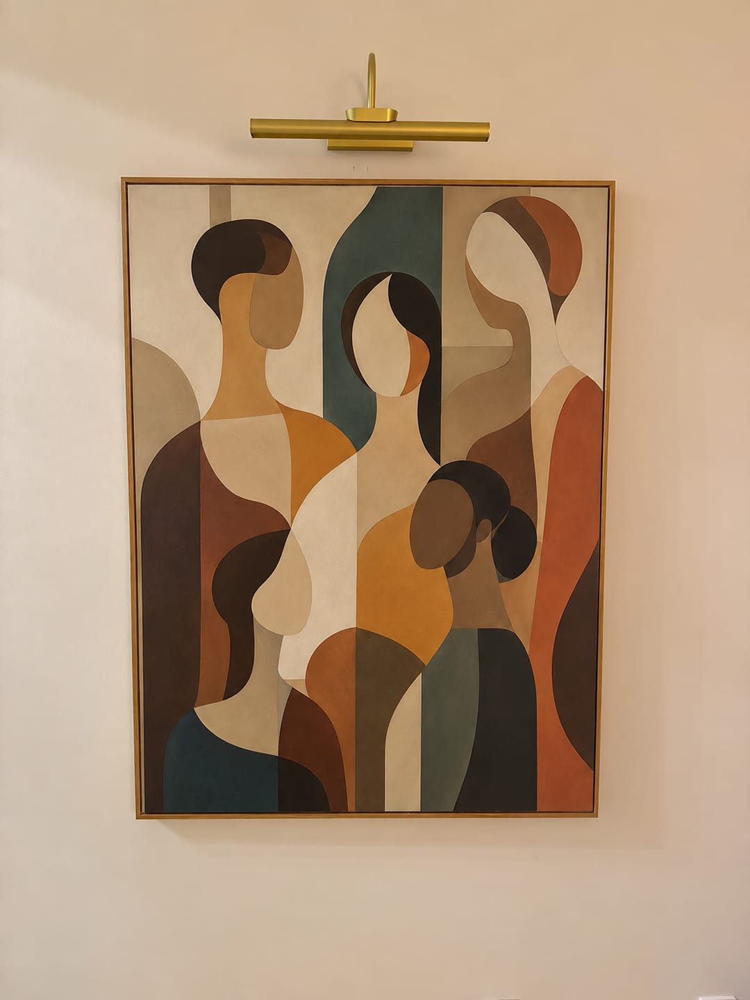 Customer photo review of Gathered Forms Abstract Wall Art