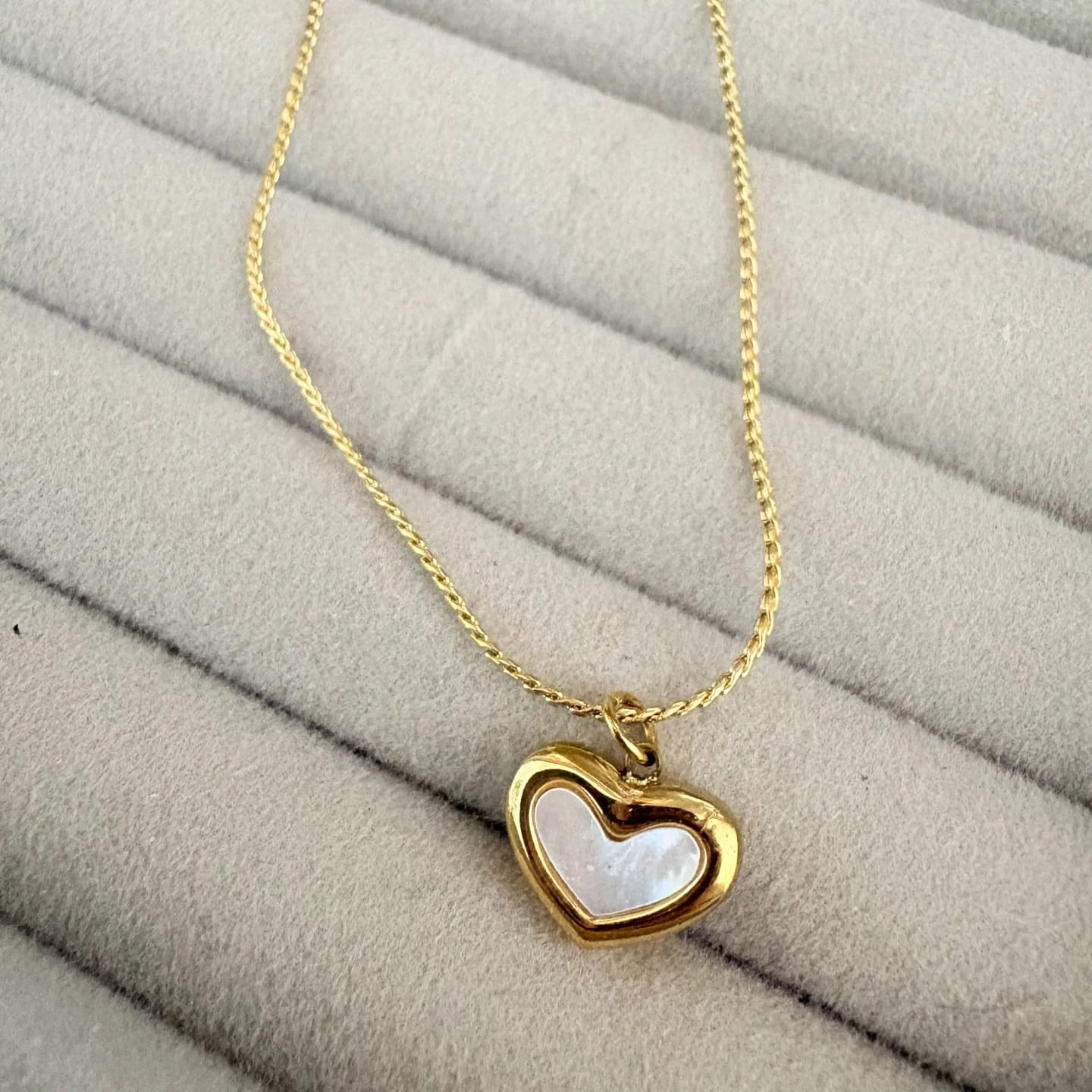 Customer photo review of Nautical Charm Shell Necklace