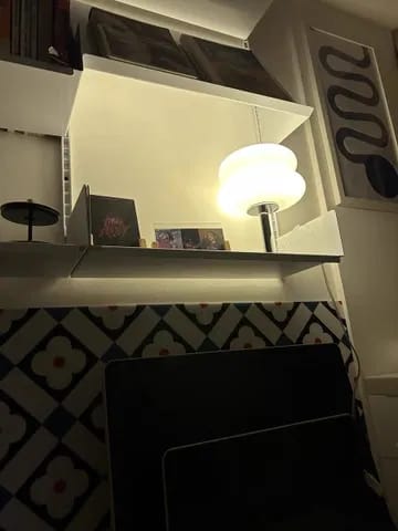Customer photo review of Donut Style Table Lamp