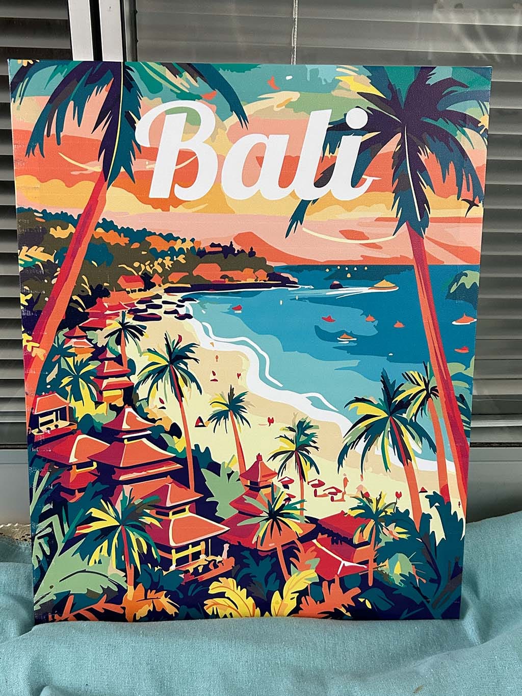 Customer photo review of Affiche de voyage Bali