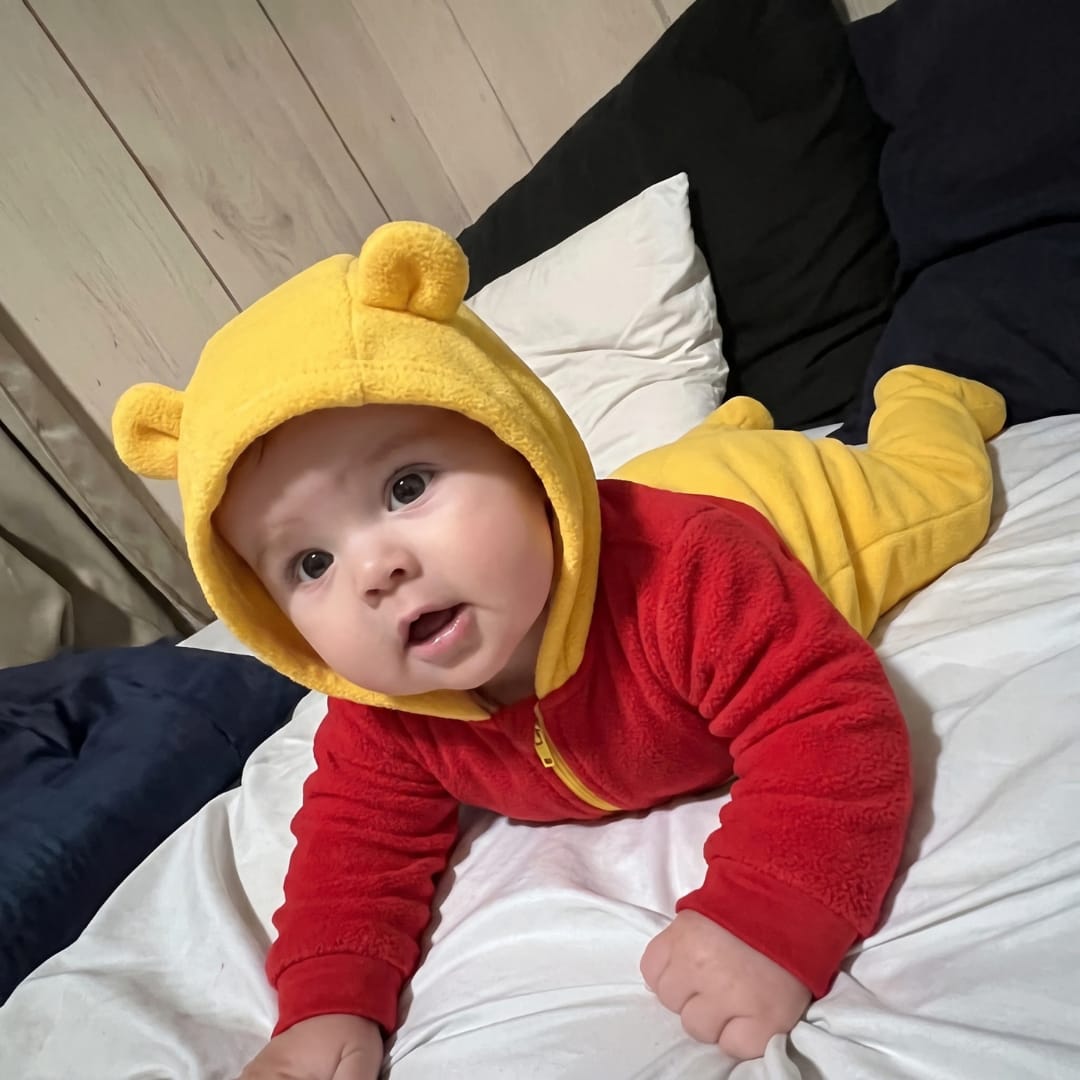 Customer photo review of Cubsy™ Winnie Bear Onesie