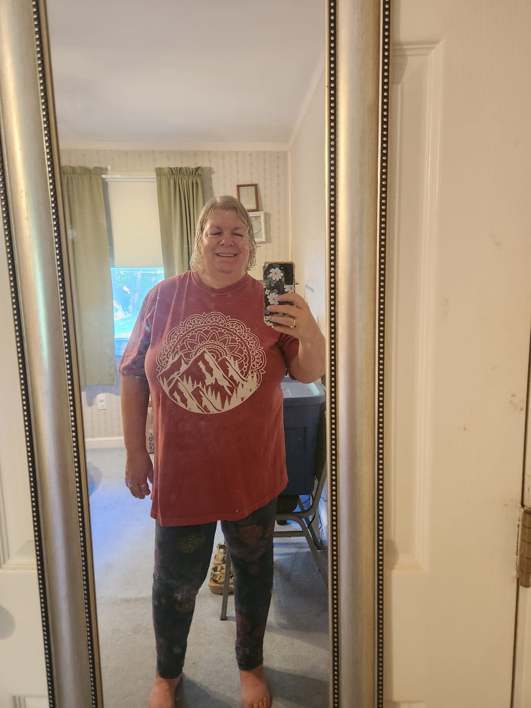 Customer photo review of Mandala Mountains T-Shirt