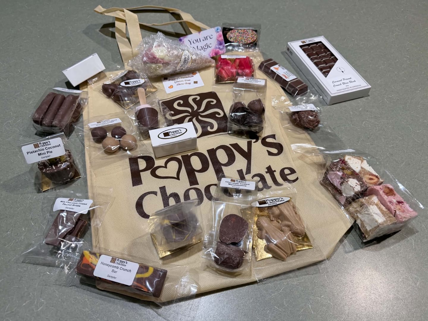 Customer photo review of Poppy's Premium Gluten Free Show Bag