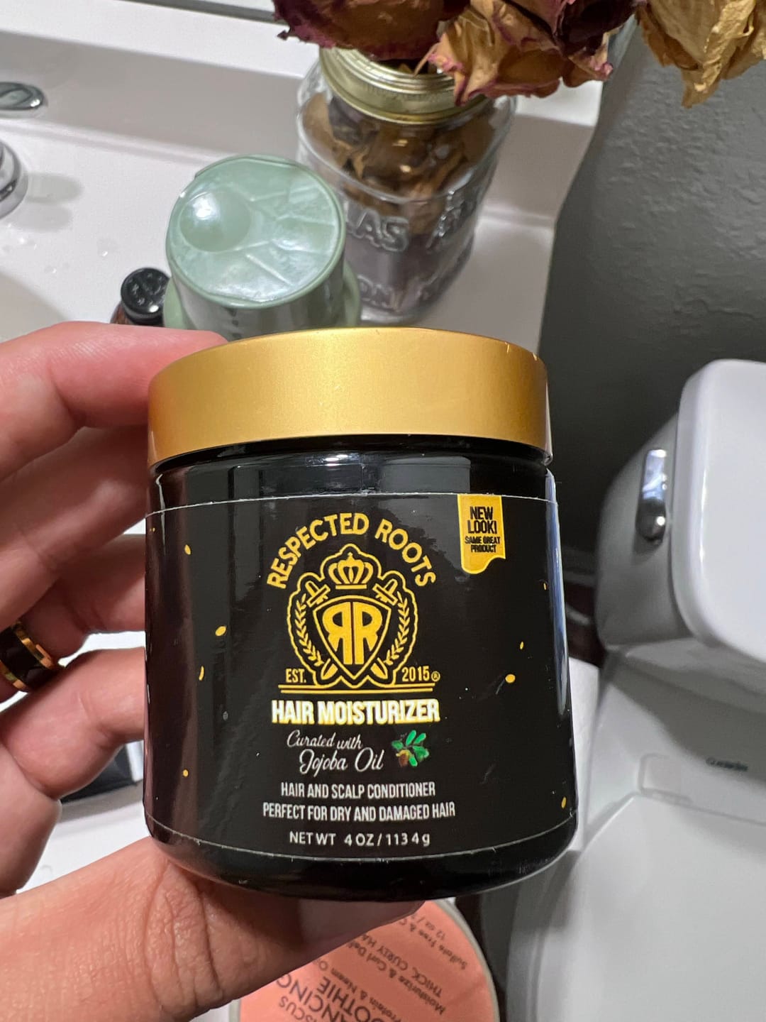 Customer photo review of Hair Moisturizer