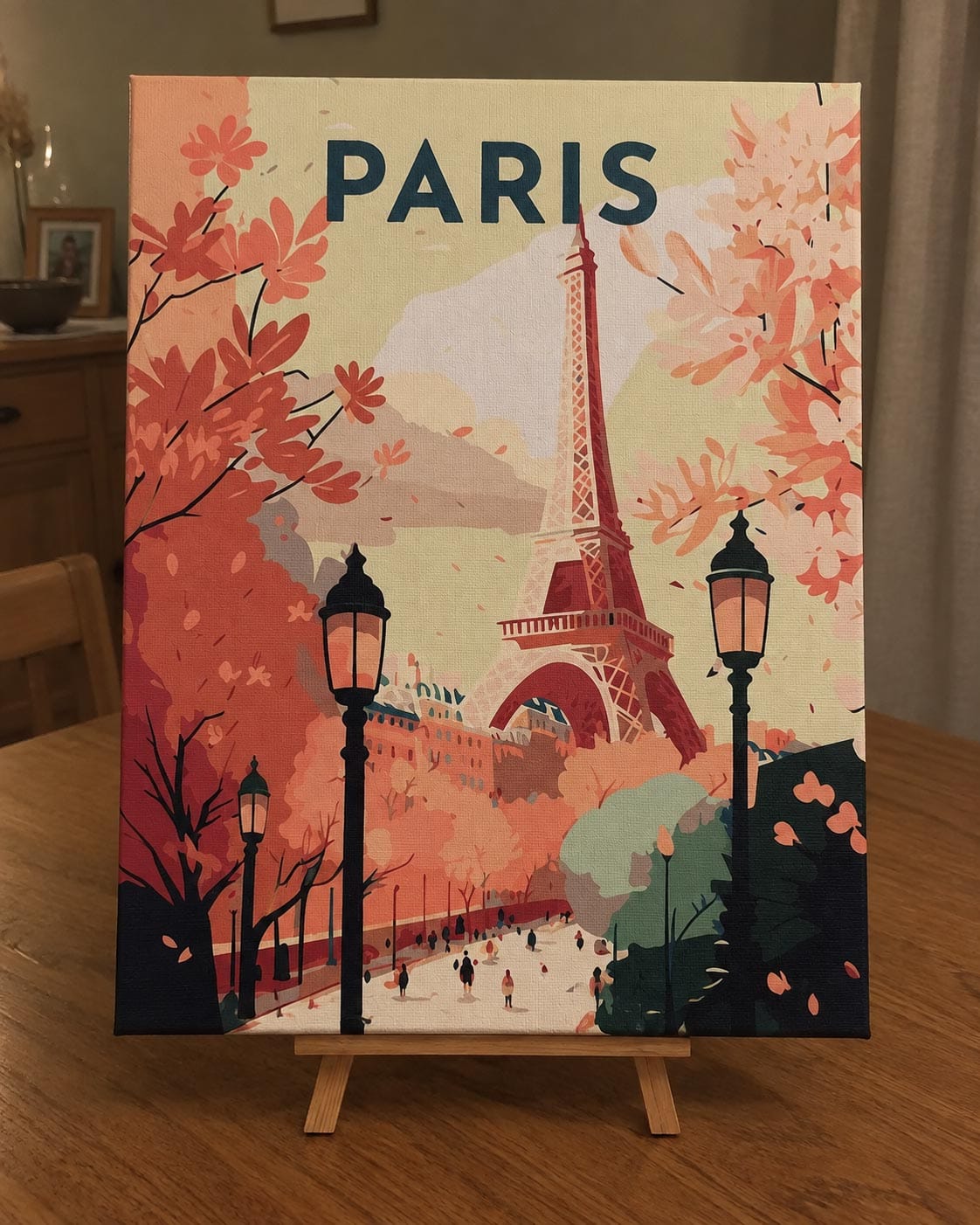 Customer photo review of Affiche Vintage Paris 2